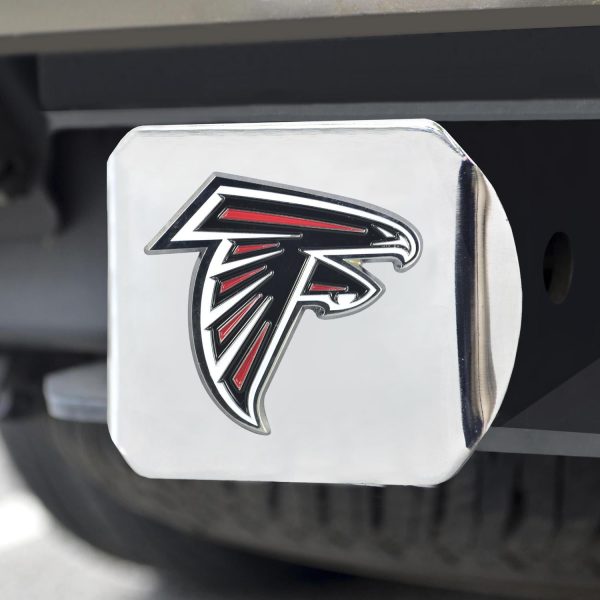 Atlanta Falcons Color Hitch Cover Chrome3.4 x4  Online Sale