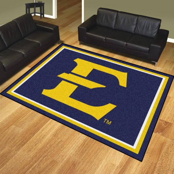 East Tennessee State Buccaneers 8x10 Rug 87 x117  Hot on Sale